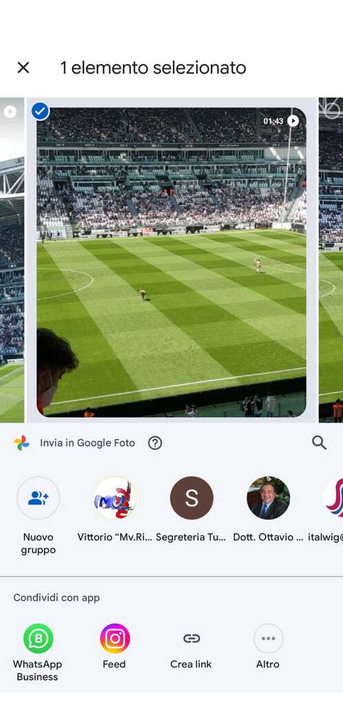 Come condividere un video con WhatsApp