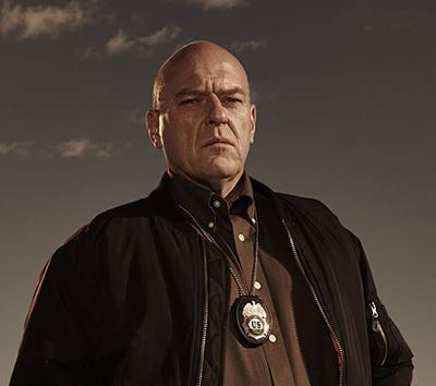 Primo piano di Hank Schrader di Breaking Bad