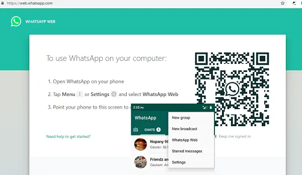 Immagine usata nell'articolo Whatsapp Web: come funziona? Ecco una guida completa