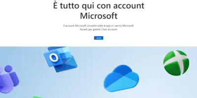 Come si accede al proprio account Microsoft?