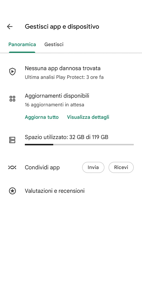 Aggiornare Facebook su Android