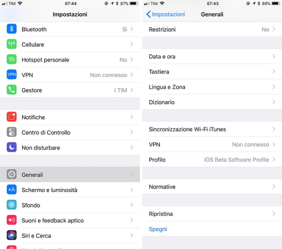Come spegnere un iPhone